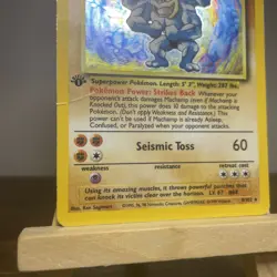 Pokemon TCG Cards 1st Edition Machamp 8/102 Base Set Holo Rare HP - Image 5