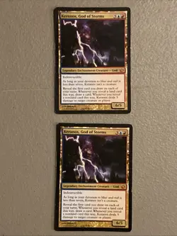 Lot of 2 Keranos God Of Storms mtg Born Of The Gods MTG NM - Image 1