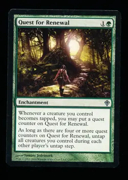 * * 1x Quest for Renewal x1 * * Worldwake MTG Close to NM Near Mint - Image 1