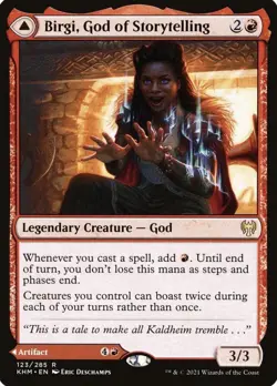 Birgi, God of Storytelling Kaldheim Regular (Slight Damage) - Image 1