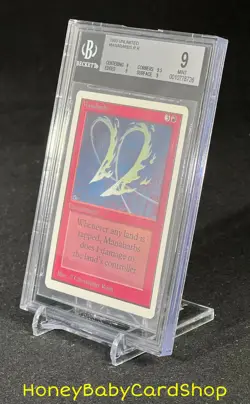 MTG Unlimited Edition 1993 Manabarbs BGS 9.0Q+ (Quad+) MINT Old School 93/94 - Image 3