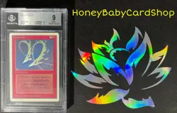 MTG Unlimited Edition 1993 Manabarbs BGS 9.0Q+ (Quad+) MINT Old School 93/94 - Image 4