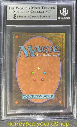 MTG Unlimited Edition 1993 Orcish Oriflamme BGS 9.0Q (Quad) MINT OldSchool 93/94 - Image 2