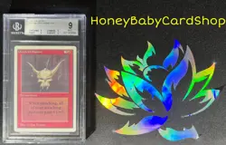 MTG Unlimited Edition 1993 Orcish Oriflamme BGS 9.0Q (Quad) MINT OldSchool 93/94 - Image 4