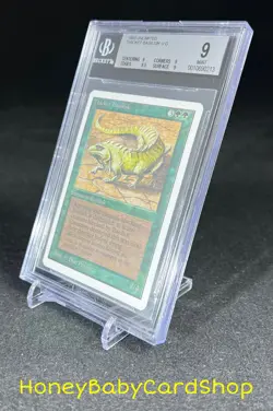 MTG Unlimited Edition 1993 Thicket Basilisk BGS 9.0Q+ (Quad+) MINT 93/94 - Image 3