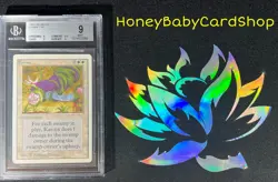 MTG Unlimited Edition 1993 Karma BGS 9.0Q+ (Quad+) MINT Old School 93/94 - Image 4