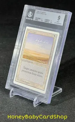 MTG Unlimited Edition 1993 White Ward BGS 9.0Q++ (Quad++) MINT Old School 93/94 - Image 3