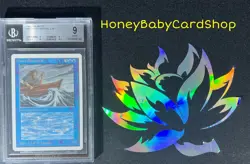 MTG Unlimited Edition 1993 Water Elemental BGS 9.0Q+ (Quad+) MINT 93/94 - Image 4