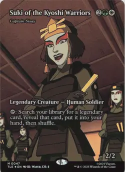 Suki of the Kyoshi Warriors - Captain Sisay (Borderless) - FOIL - M Avatar: The - Image 1
