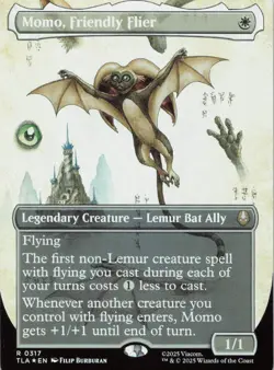 Momo, Friendly Flier (Borderless) - FOIL - R Avatar: The Last Airbender 317 - MT - Image 1