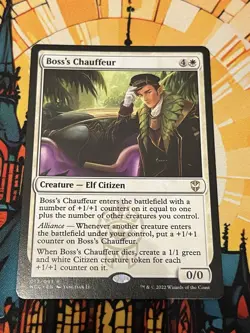 MTG Boss's Chauffeur [Commander: New Capenna, Near Mint] - Image 1
