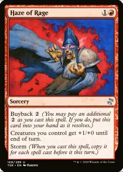 X 1 Haze of Rage NM-M Time Spiral Remastered TSR 169 MTG Magic The Gathering - Image 1
