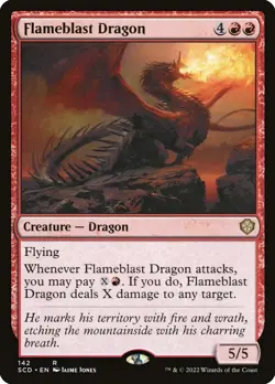 ~1x Flameblast Dragon x1 ~NM~ SCD Magic the Gathering MtG~ - Image 1
