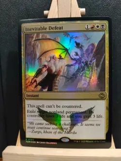 Inevitable Defeat FOIL - Tarkir Dragonstorm - Rare - NM (see pics) MTG - Image 1