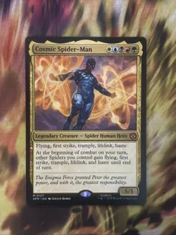 x1 Cosmic Spider-Man M MTG Marvel's Spider-Man M/NM, English - Image 1