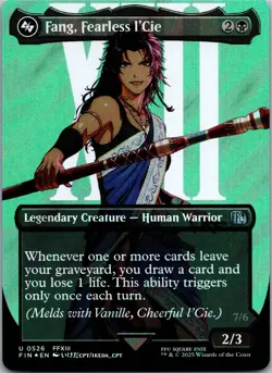 Fang, Fearless l'Cie (Borderless) (Surge Foil) U FINAL FANTASY 526 NM - Image 1