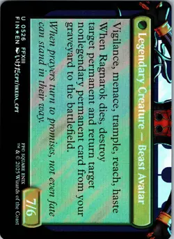 Fang, Fearless l'Cie (Borderless) (Surge Foil) U FINAL FANTASY 526 NM - Image 2