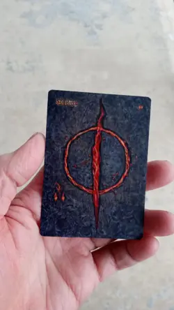 MtG Sol Ring Full Magic Altered Hand Painted Art Original Alter - Image 3