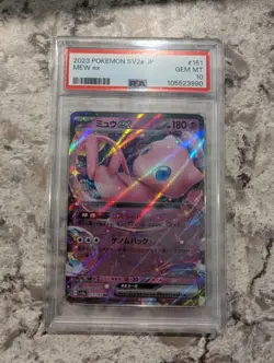 MEW EX POKEMON 2023 Sv2a JP PSA 10 Gem Mt. #151/165 - Image 1