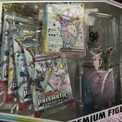 POKEMON TCG Prismatic Evolutions Premium Figure Collection ✅ In hand ✅ Sealed ✅ - Image 3