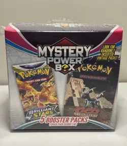 Pokemon Mystery Power Box SEALED Chase Pack Seeded 1:10 (5 Booster Packs) NEW - Image 2