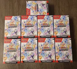 [ LOT OF 9 ] Pokemon Prismatic Evolutions Booster Bundle Factory Sealed - Image 1
