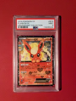 Pokemon Flareon EX RC6/RC32 - Generations Radiant Collection - PSA 9 - Image 1