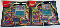 NEW and SEALED Pokemon TCG Phantasmal Flames 3-Pack Blister COMPLETE SET OF 2 🔥 - Image 1