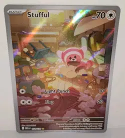 2025 Pokemon Stufful IR 154/132 Mega Evolution Illustration Rare NM - Image 1