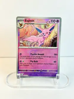 Espeon (Master Ball) - 033/131 Prismatic Evolutions Master Ball - NM - Pokemon - Image 1