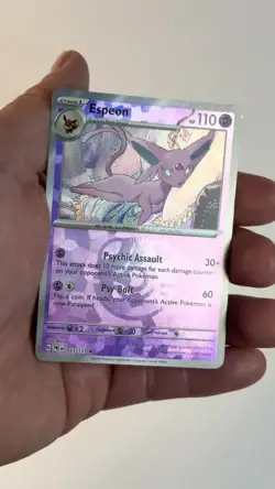 Espeon (Master Ball) - 033/131 Prismatic Evolutions Master Ball - NM - Pokemon - Image 2