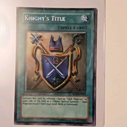 Yugioh TCG Knight'S Title (LP) ROD-EN002 Prismatic Secret Rare - Image 1