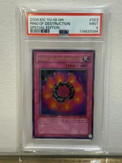 2004 Invasion Of Chaos Yu-Gi-Oh Ring Of Destruction #SE3 Special Edition Psa 9 - Image 1
