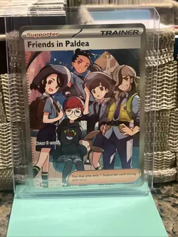 Pokemon TCG Trainer Friends in Paldea Ultra Rare Holo Card 137/131 - Image 1