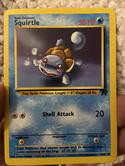 1st Edition Squirtle 68/82 Team Rocket Set Rare Vintage Pokemon Card - NM - Image 1