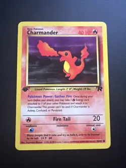 1st Edition Charmander 50/82 Team Rocket Set Rare Vintage Pokemon Card - NM/LP+ - Image 1