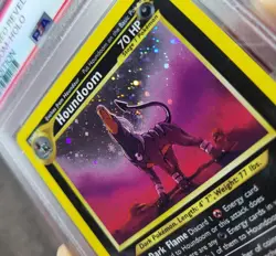 PSA 8 1st Edition Houndoom Neo Revelation 8/64 Pokemon Card SWIRL - Image 3