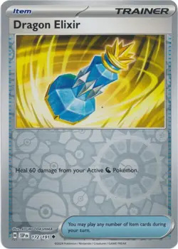 Dragon Elixir 172/191 Reverse Holo Surging Sparks SSP Pokemon Card NM - Image 1