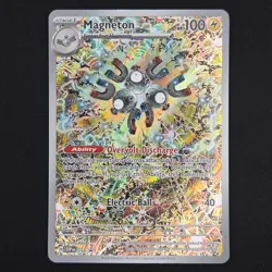 Pokemon TCG Card Magneton SVP 159 Surging Sparks ETB Black Star Promo - NM - Image 1