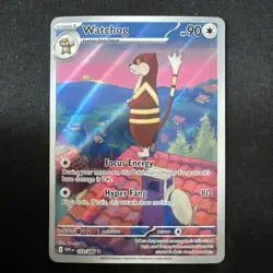 Watchdog 153/86 White Flare Holo Illustration Pack Fresh Near Mint English Card - Image 1