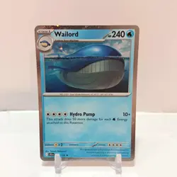 Pokemon Wailord (Cosmos Holo) 41/159 LP+ Miscellaneous Cards & Products - Image 1