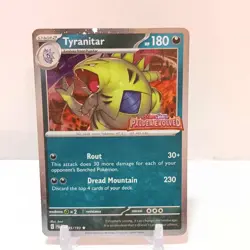 Pokemon Tyranitar (Paldea Evolved Stamp) 135/193 LP+ Misc Cards & Products - Image 1