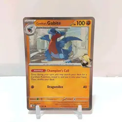 Pokemon Cynthia's Gabite (Cosmos Holo) 103/182 LP Miscellaneous Cards & Products - Image 1