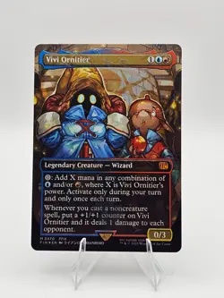 Final Fantasy TCG Vivi Ornitier Borderless Chocobo Track Foil #0570 + Wakka Card - Image 1