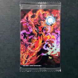 Y1229 Son Goku 4-09 R Holo Japanese Dragon Ball Itajaga Card Sealed Vol.4 J5 - Image 1