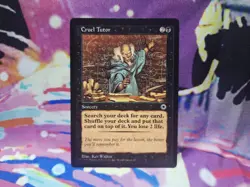 Cruel Tutor - MTG - Portal 1997 - Excellent Condition - Magic The Gathering - Image 1