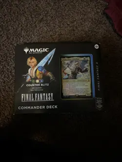 MTG Magic The Gathering Final Fantasy X Commander Deck Counter Blitz Tidus - Image 1