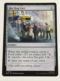 MTG Universes Beyond: Spider-man Hot Dog Cart 0164 NM - Image 1