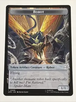 MTG Universes Beyond: Spider-man Food/Robot Token 0005/0006 NM - Image 2