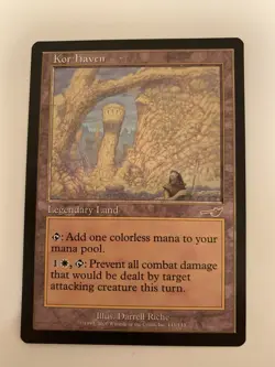 MTG NM Kor Haven Nemesis Free Shipping In The US with Tracking - Image 1